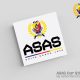 Stiker Asas - Pendek - Putih