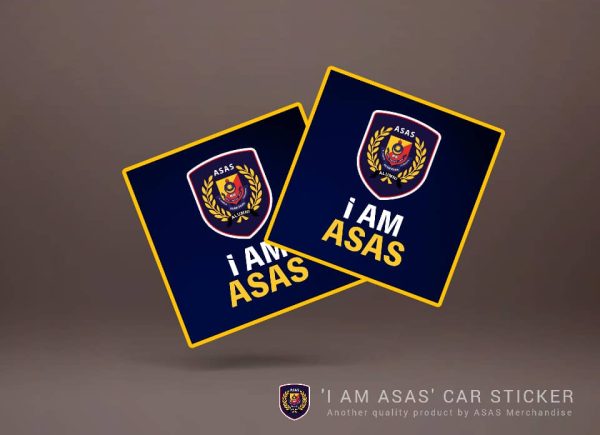 'I AM ASAS' Limited Edition Car Sticker